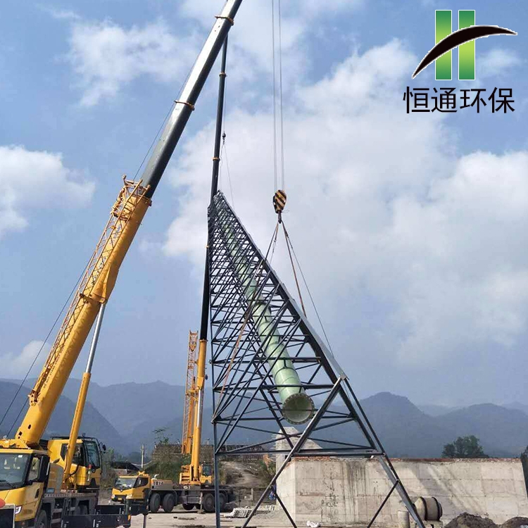 玻璃（lí）鋼煙筒廠家生產